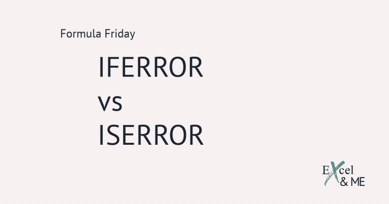 IFERROR vs ISERROR blog post feature image