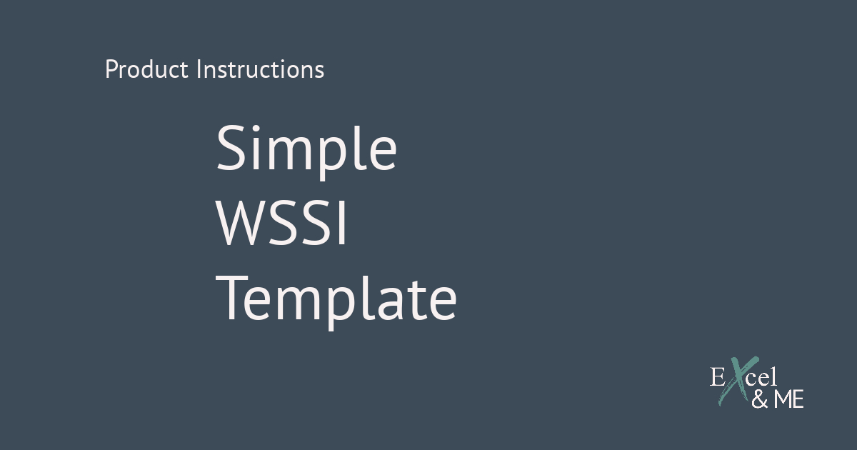 simple WSSI Template instructions blog post feature image