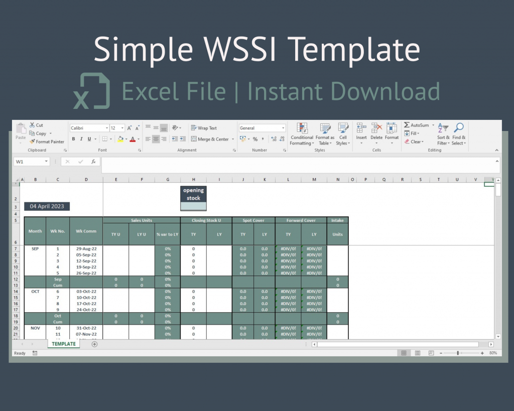 Simple WSSI Template