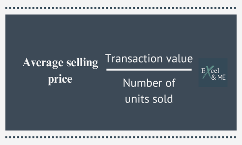 average selling price