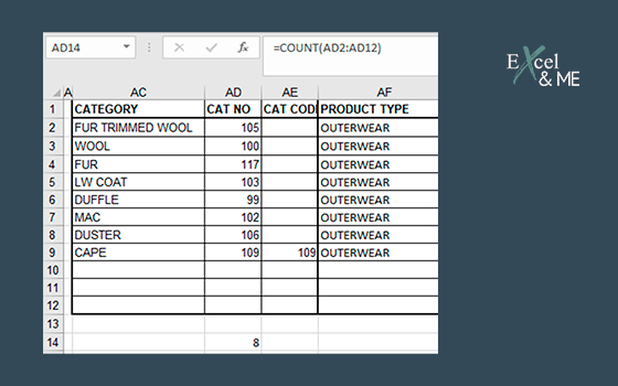 count function